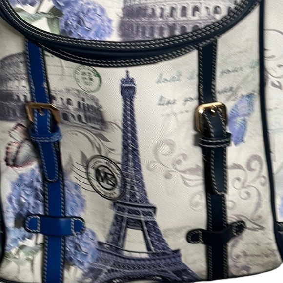 Michael Michelle bag pack navy blue gray - Picture 4 of 16